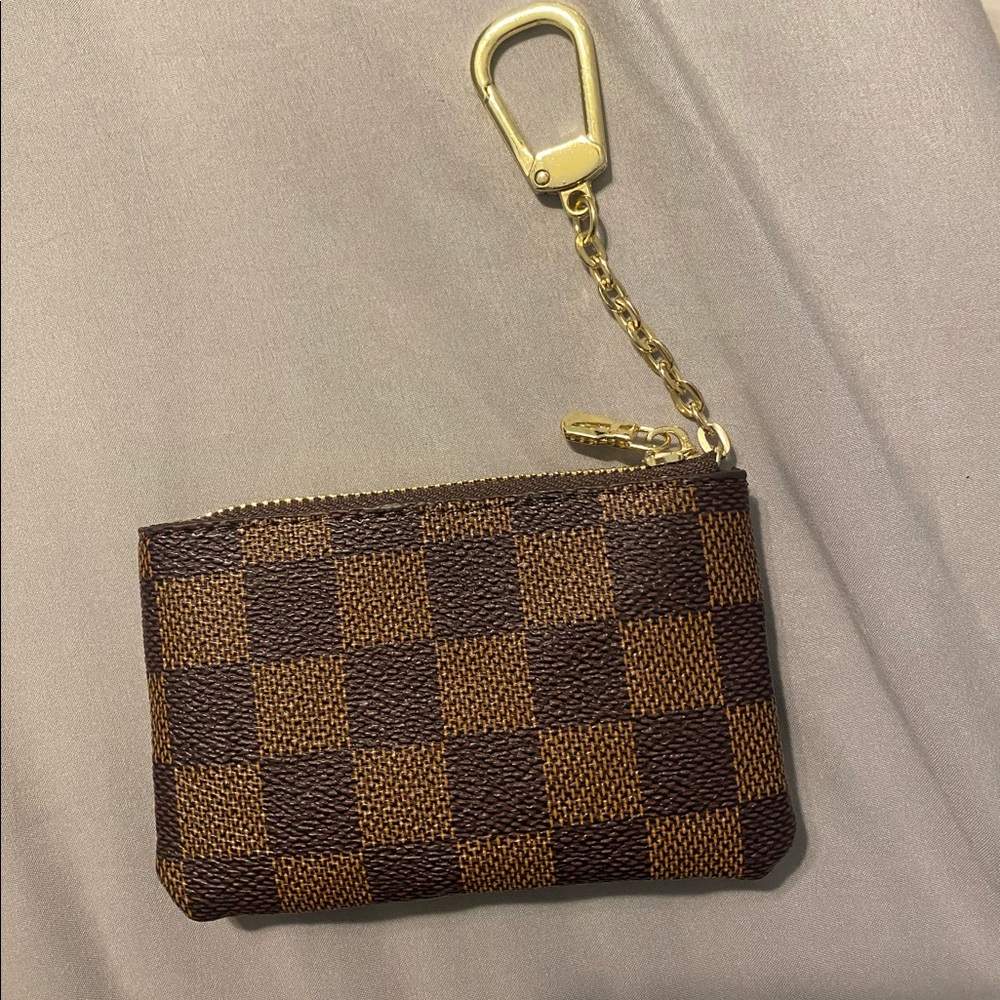 Checkered Card Holder